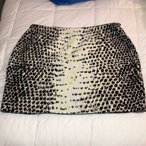 2000 vintage skin print skirt